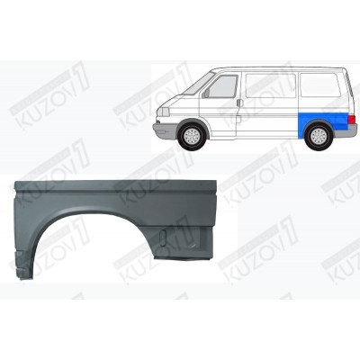 Крыло Заднее (левое) POTRYKUS для Volkswagen T4 1996-2003 - фото