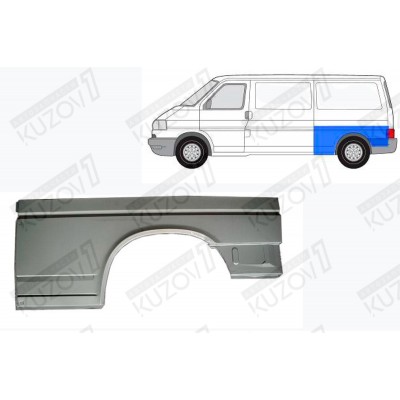Крыло Заднее (левое) POTRYKUS для Volkswagen T4 1996-2003 - фото