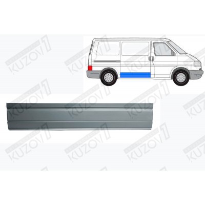 Дверь Боковая Сдвижная (правая) 22 См Klokkerholm для Volkswagen T4 1990-1996 - фото