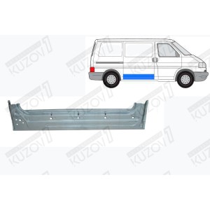 ДВЕРЬ БОКОВАЯ СДВИЖНАЯ (ПРАВАЯ) НИЖНЯЯ ВНУТРЕННЯЯ ЧАСТЬ, ОРИГИНАЛ, 1.0 ММ, ДАНИЯ