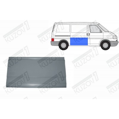 Дверь Боковая Сдвижная (правая) 57 См Klokkerholm для Volkswagen T4 1990-1996 - фото