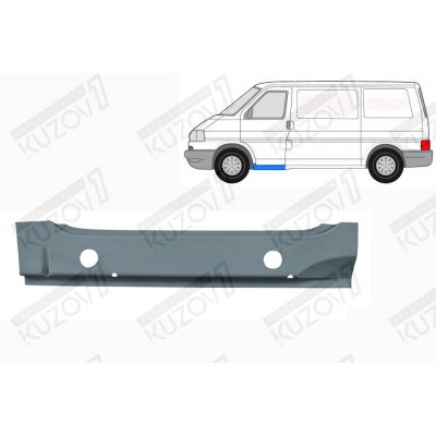 Порог (левый) Klokkerholm для Volkswagen T4 1990-1996 - фото