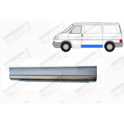 Панель Боковая (левая) 25 См POTRYKUS для Volkswagen T4 1996-2003 - фото