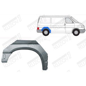 АРКА ЗАДНЯЯ (ПРАВАЯ) ОРИГИНАЛ, 1.0 ММ, ДАНИЯ