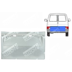 ДВЕРЬ ЗАДНЯЯ ЛЕВАЯ (РАСПАШНАЯ) НИЖНЯЯ НАРУЖНАЯ ЧАСТЬ, 43 СМ, ОРИГИНАЛ, 0.8 ММ, ПОЛЬША